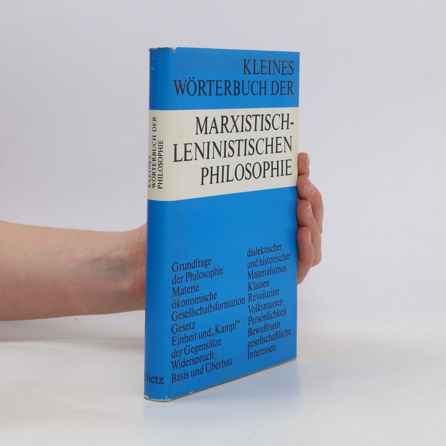 Manfred Buhr Kleines Wörterbuch der marxistisch-leninistischen Philosophie