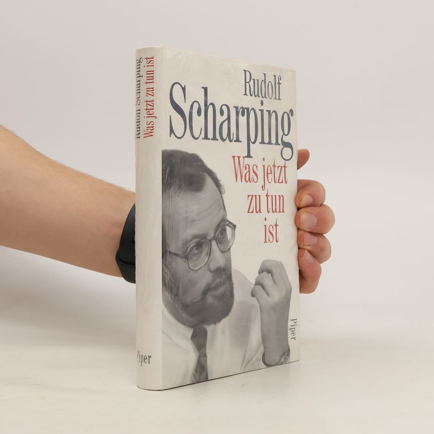 Rudolf Scharping Was jetzt zu tun ist