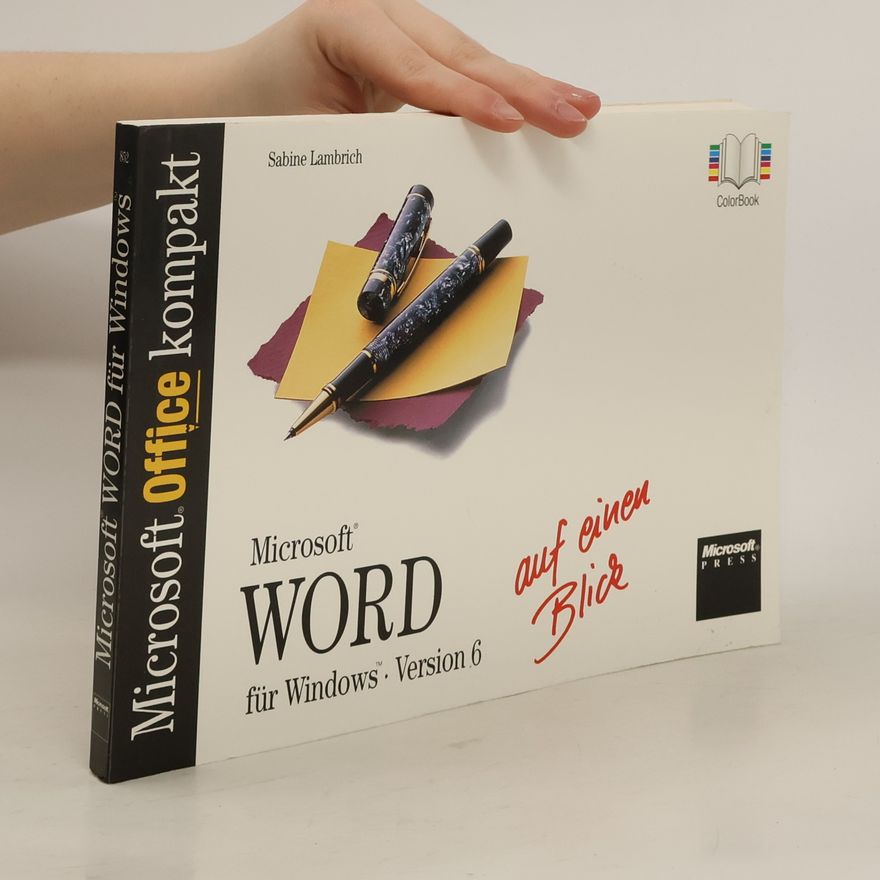 Sabine Lambrich Microsoft Word 6 für Windows auf einen Blick