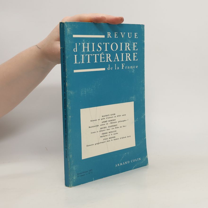 Kolektiv autorů Revue d'histoire littéraire de la France. 1-2/1973
