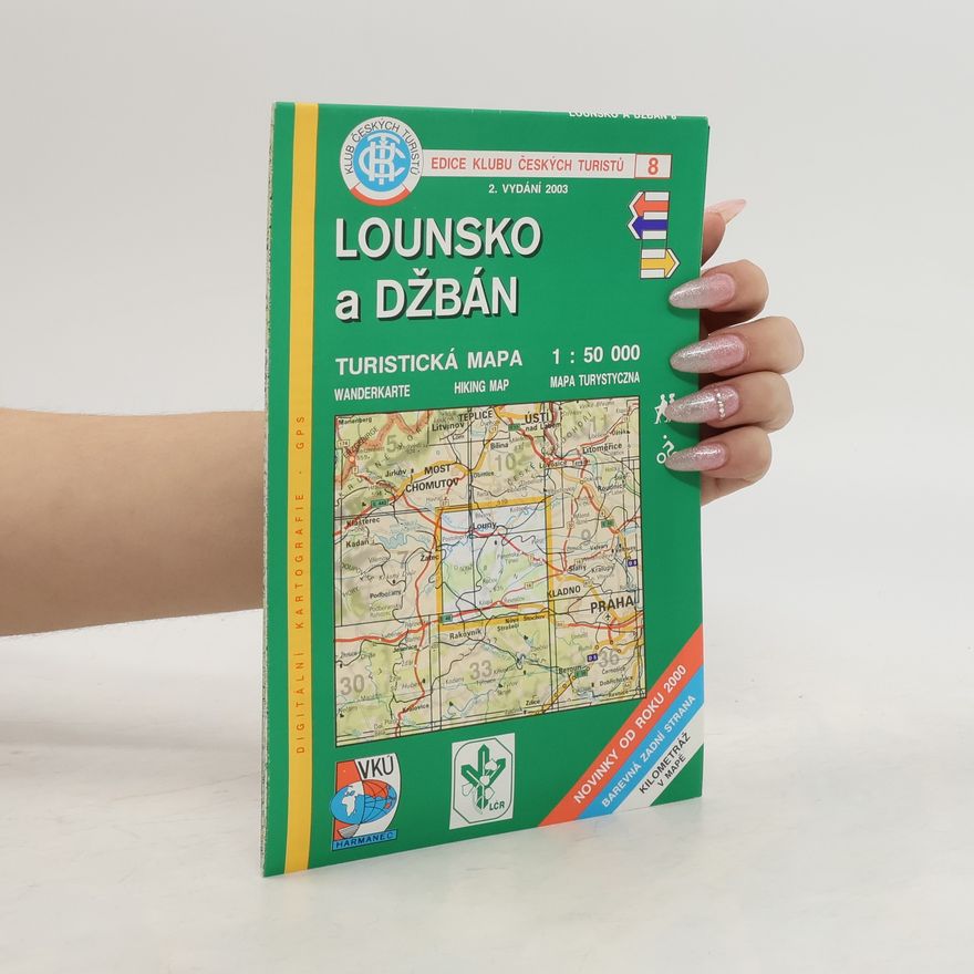 Jiří Rohlík Lounsko a Džbán turistická mapa