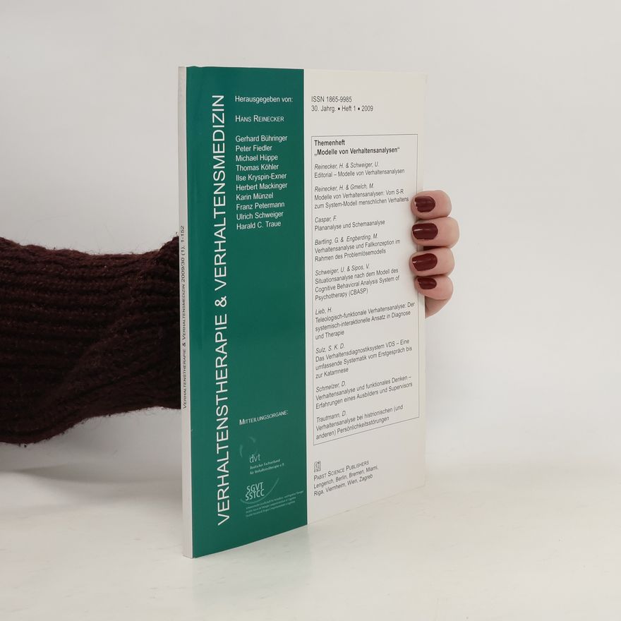 Autorenkollektiv Verhaltenstherapie & Verhaltensmedizin 1/2009