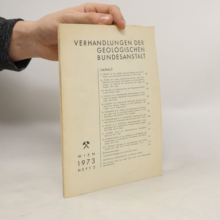 Kolektiv autorů Verhandlungen der geologischen Bundesanstalt. Heft 2