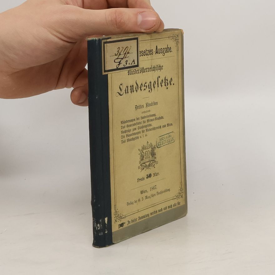 Collectif d'auteurs Niederösterreichische Landesgesetze