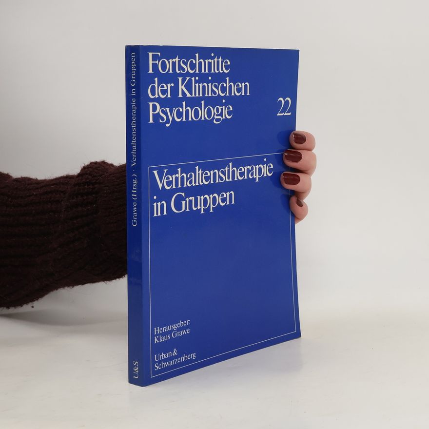 Klaus Grawe Verhaltenstherapie in Gruppen