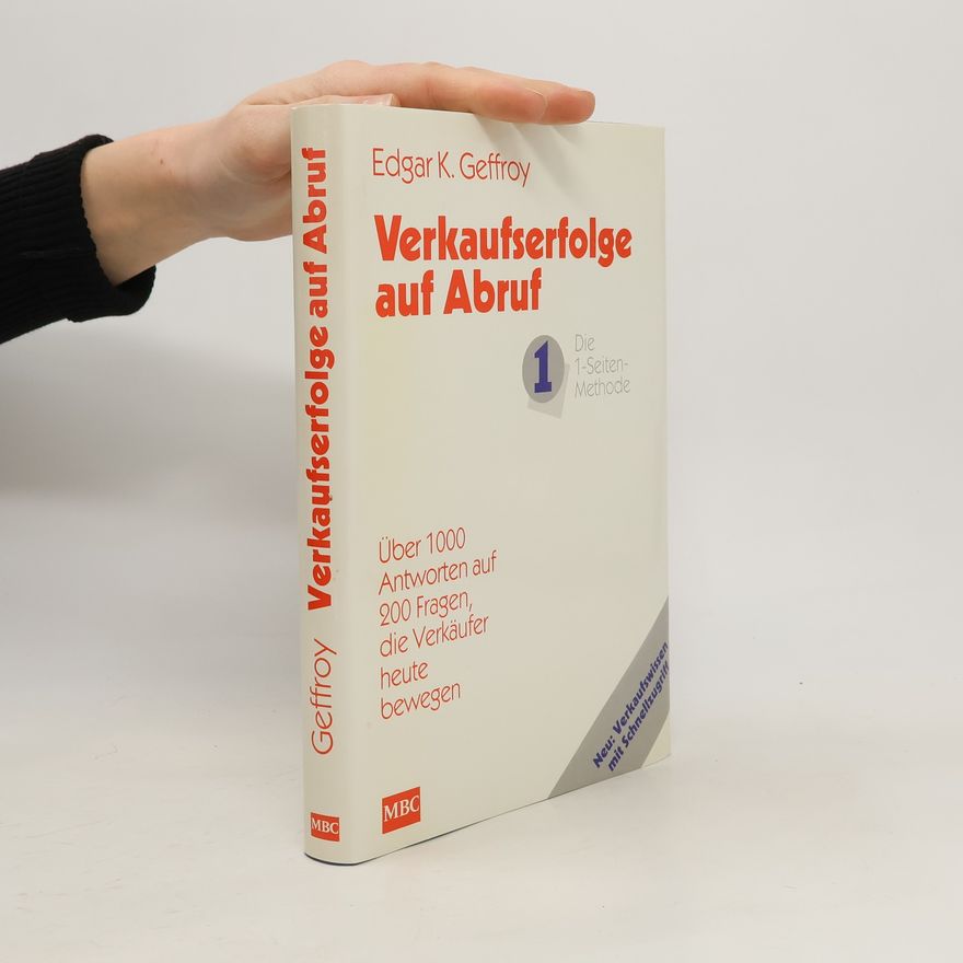 Edgar K. Geffroy Verkaufserfolge auf Abruf