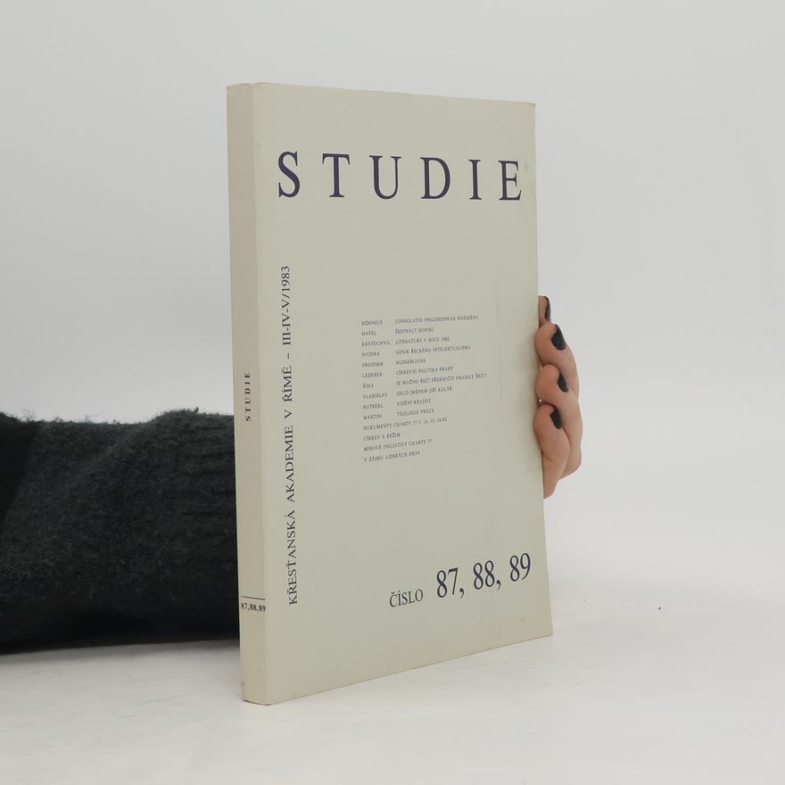 Kolektiv autorů Studie 87, 88, 89