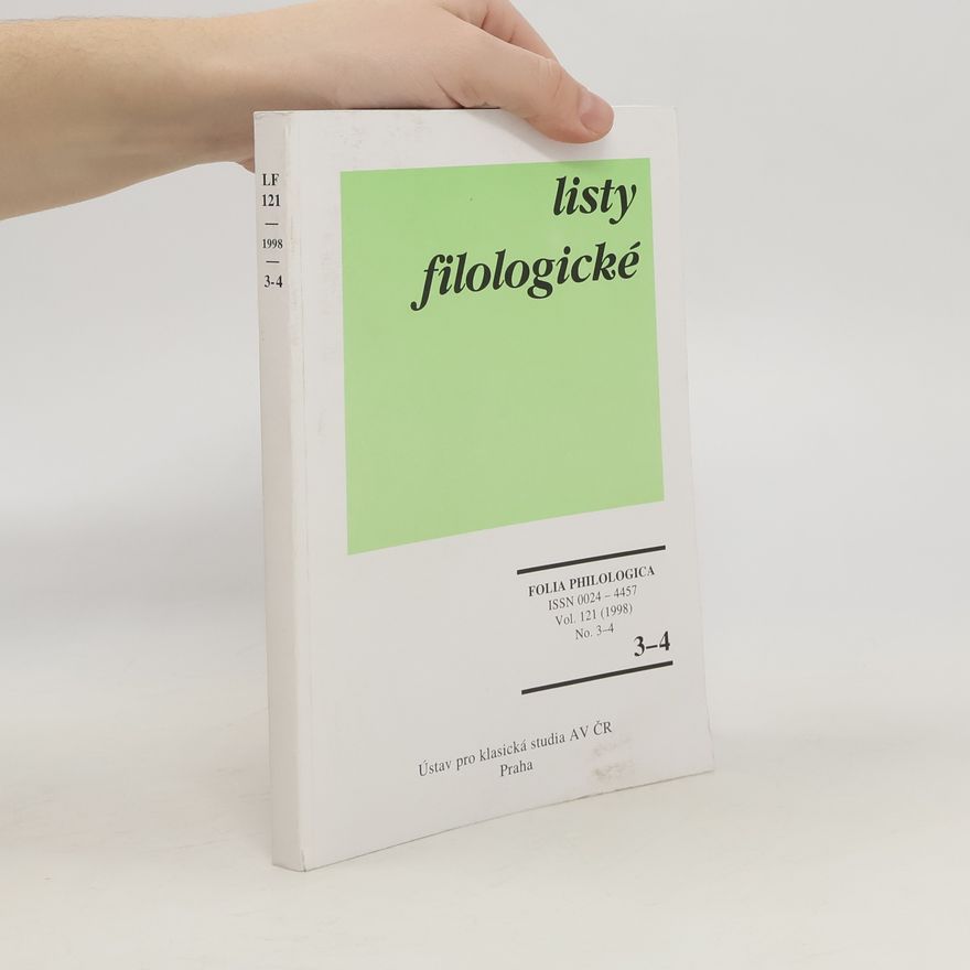 Kolektiv autorů Listy filozofické 3-4/1998