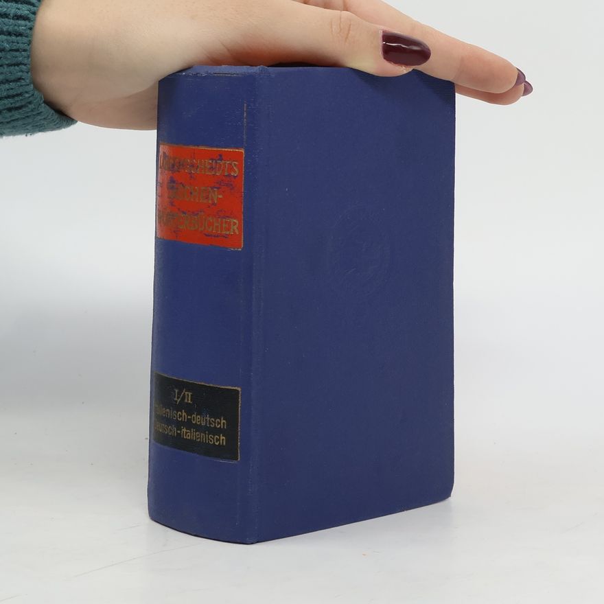Rudolf Stoff Langenscheidts Taschenwörterbuch der italienischen und deutschen Sprache. Teil 1