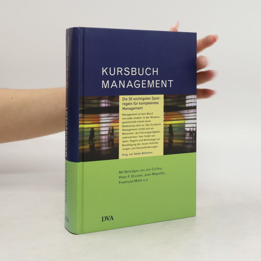 Stefan Bollmann Kursbuch Management