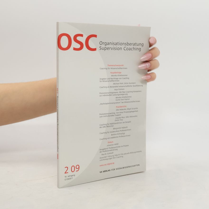 Autorenkollektiv Organisationsberatung Supervision Coaching 2/09