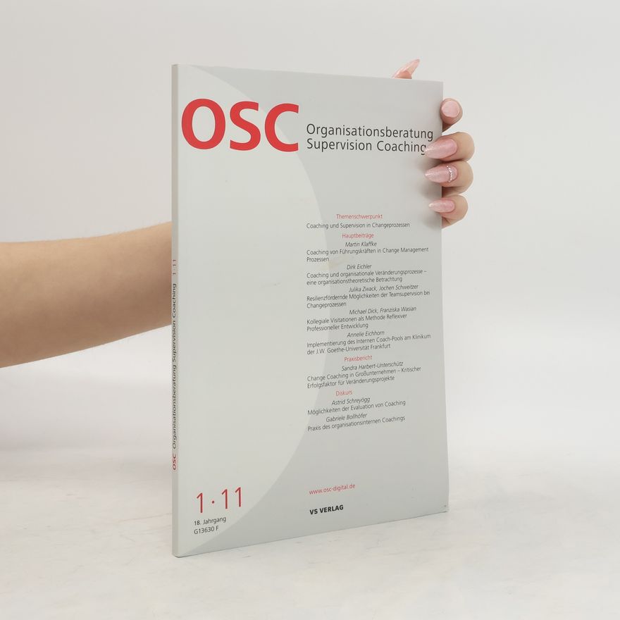 Collectif d'auteurs OSC Organisationsberatung Supervision Coaching. Band 18 Heft 1.
