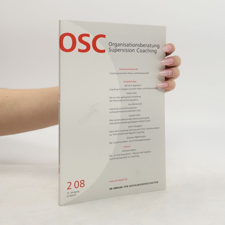 Various authors Organisationsberatung Supervision Coaching 2/08