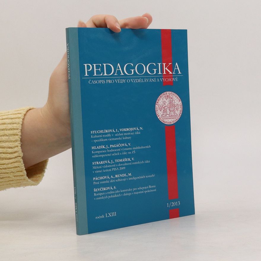 Kolektiv autorů Pedagogika LXIII. 1/2013