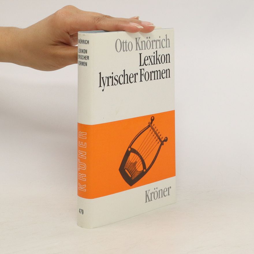 Otto Knörrich Lexikon lyrischer Formen