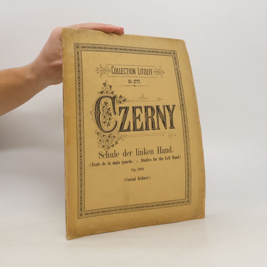 Carl Czerny Collection Litolff. Czerny. Schule der linken Hand