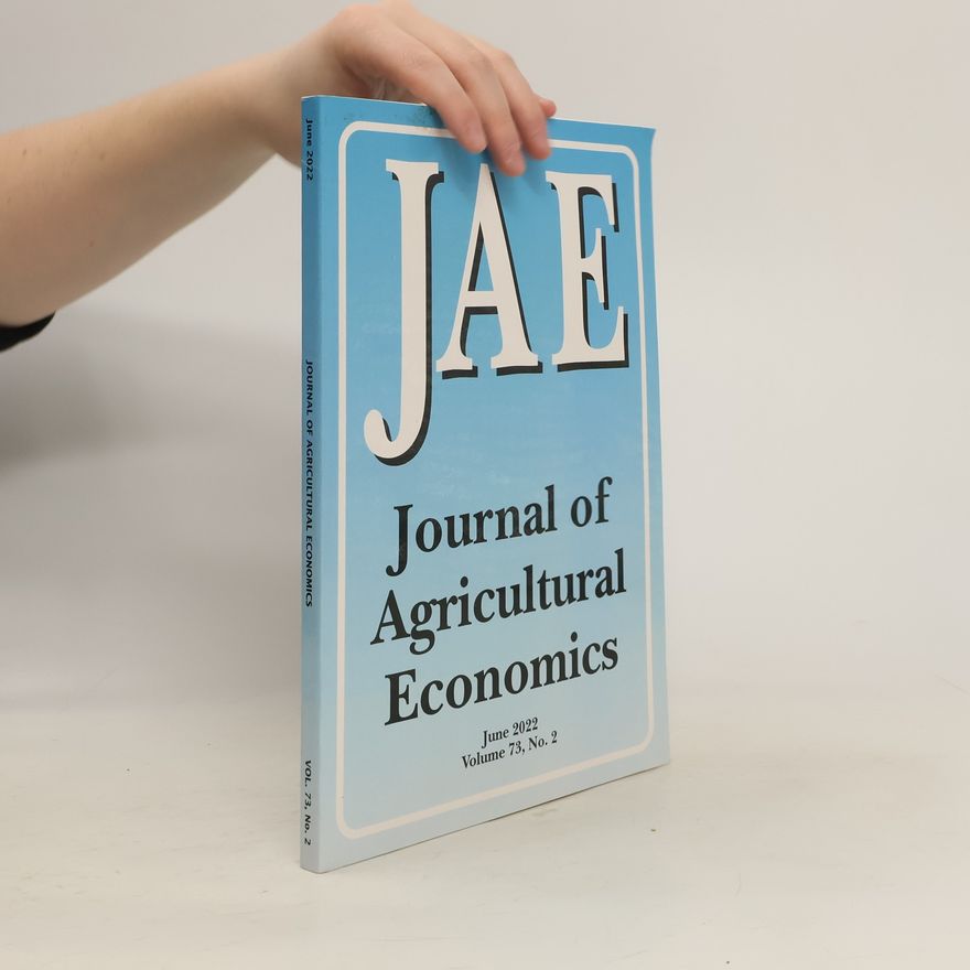 Kolektiv autorů Journal Agricultural Economics volume 73