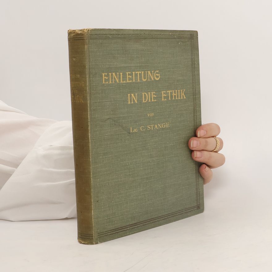 Carl Stange Einteilung in die Ethik