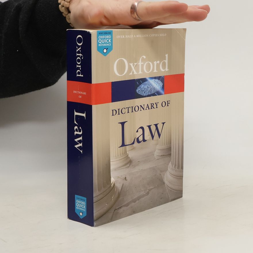 Jonathan Law Oxford Dictionary of Law