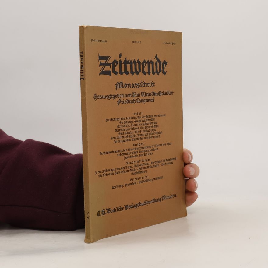 Collectif d'auteurs Zeitwende 7/1929