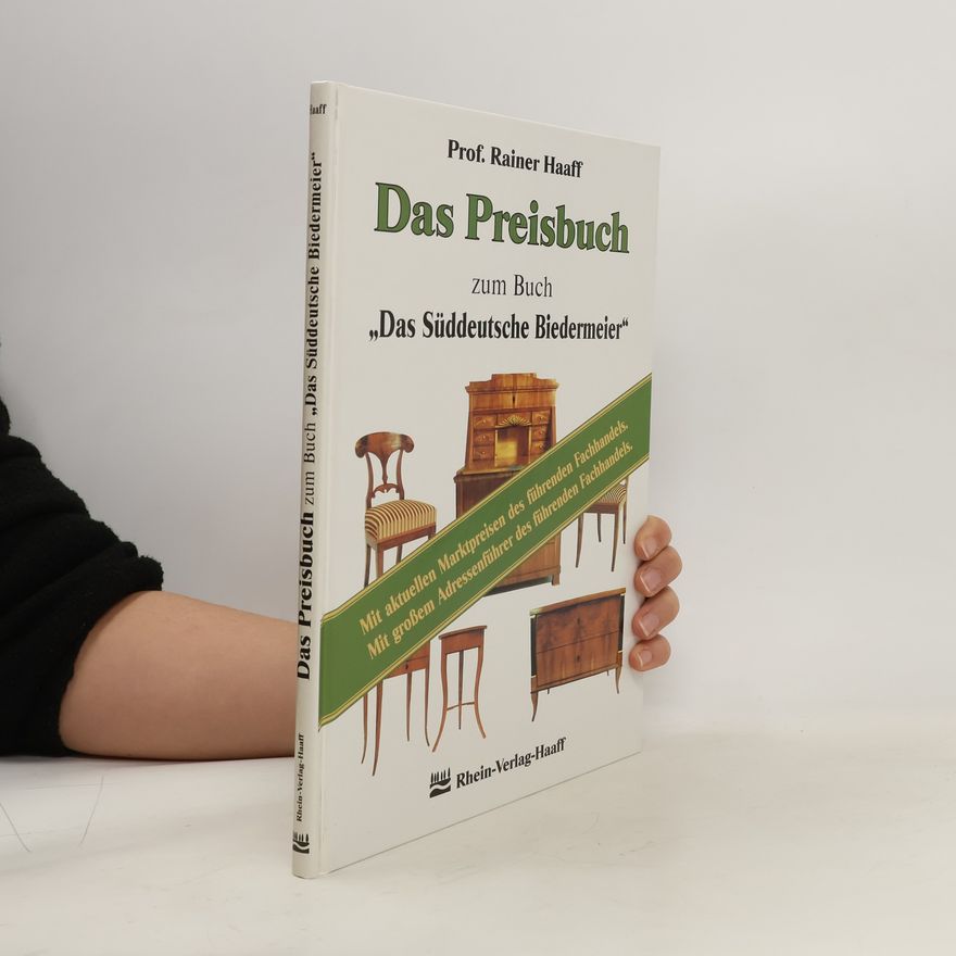 Rainer Haaff Das Preisbuch zum Buch "Das süddeutsche Biedermeier"