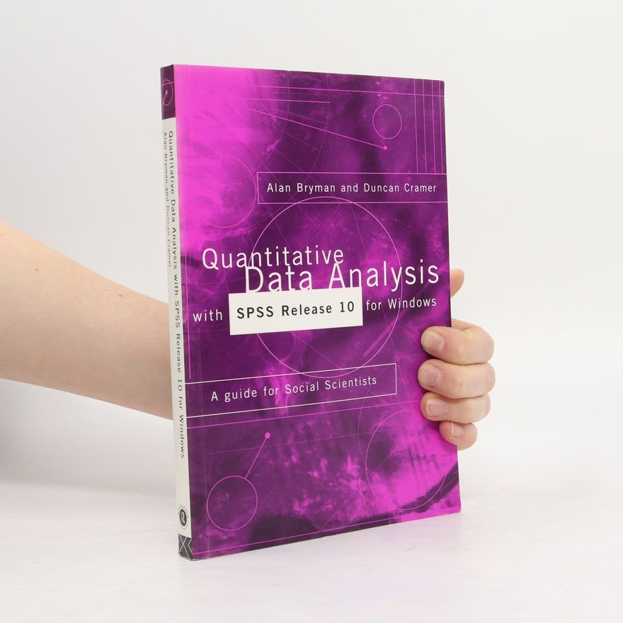 Duncan Cramer Quantitative Data Analysis with SPSS Release 10 for Windows