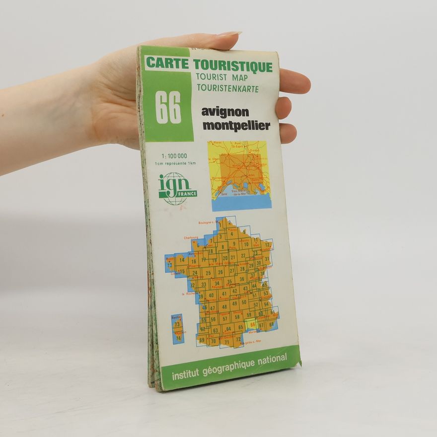 Kolektiv autorů Carte Touristique 66. Avignon Montpellier