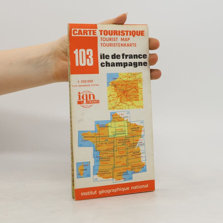 Kolektiv autorů Carte touristique 103. Ile de France, Champagne
