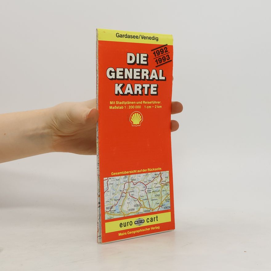 Kolektiv autorů Gardasee, Venedig. Die General Karte 1992/1993
