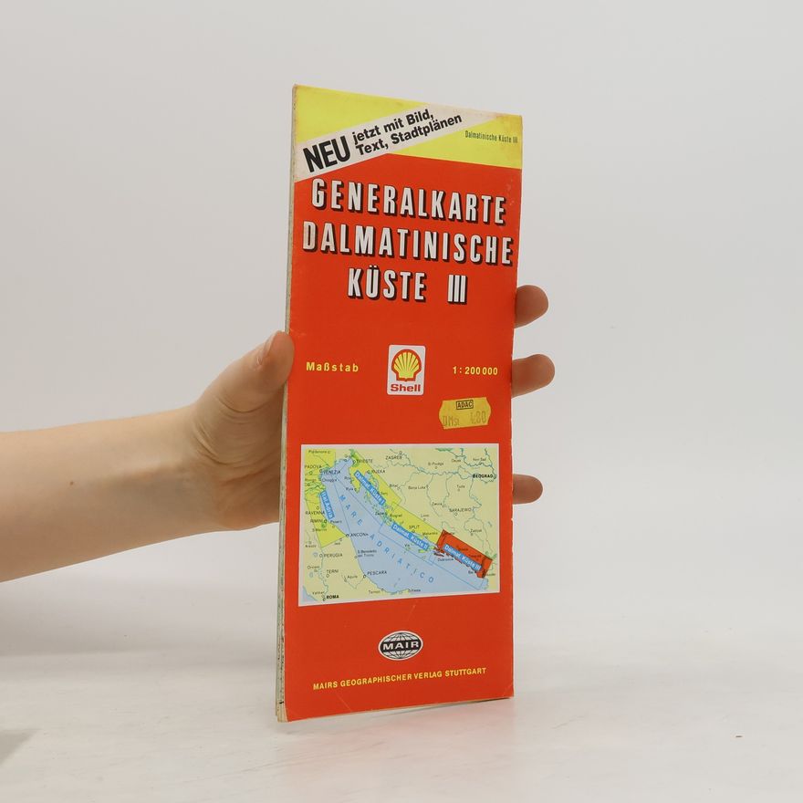 Autorenkollektiv Generalkarte Dalmatinische Küste III. 1:200 000