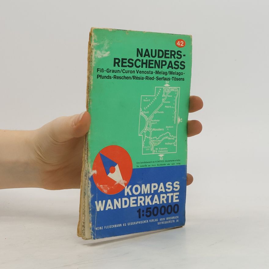 Kolektiv autorů Nauders-Reschenpass 42. Kompass Wanderkarte 1:50 000