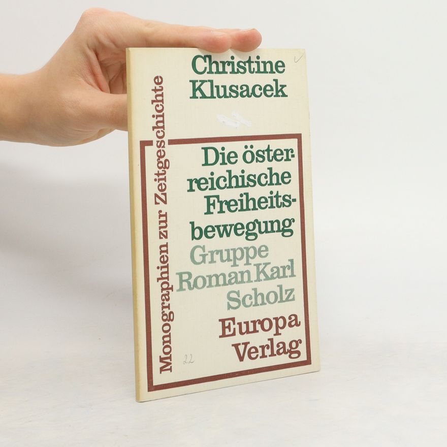 Christine Stimmer-Klusacek Monographien zu Zeitgeschichte