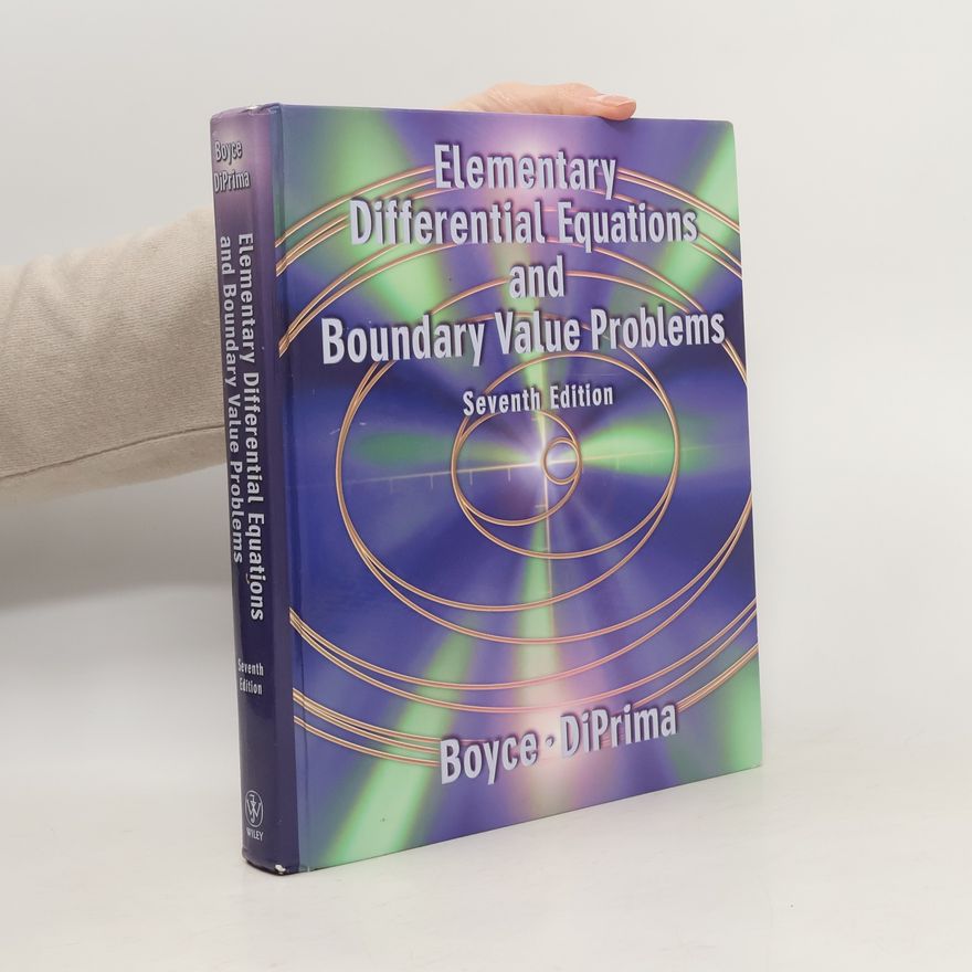 Richard C. DiPrima Elementary differential equations and boundary value problems