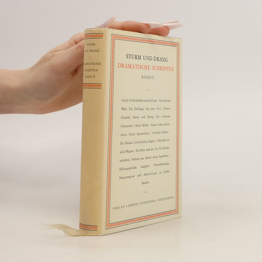 Autorenkollektiv Sturm und Drang. Dramatische Schriften. Band IIk