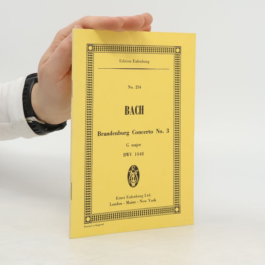 J. S. Bach Bach. Brandenburg Concerto No. 3. G major