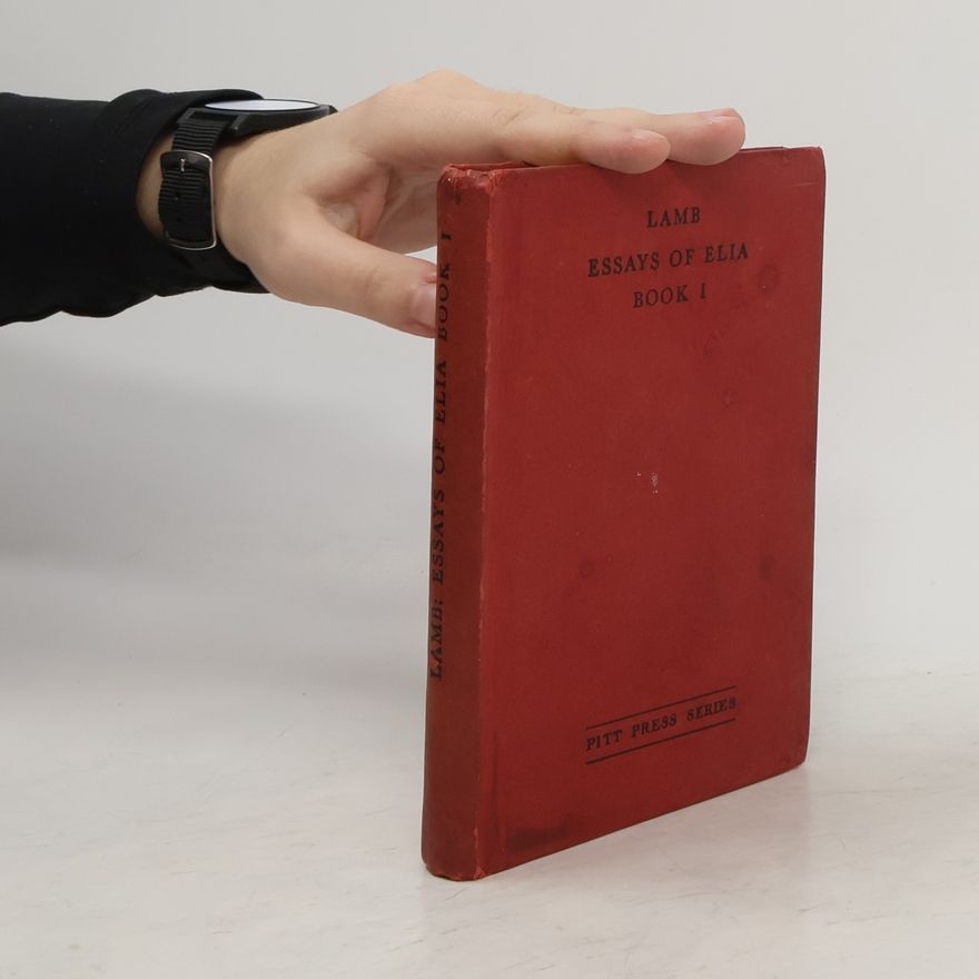 Charles Lamb Essays of Elia I.