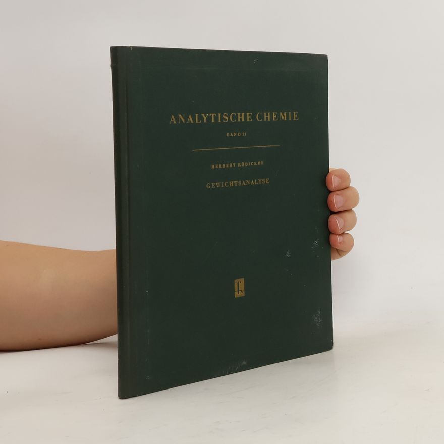Kolektiv autorů Analytische Chemie II.