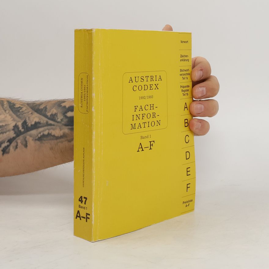 Autorenkollektiv Austria Codex 1992/1993. Fachinformation. Band 1. A-F