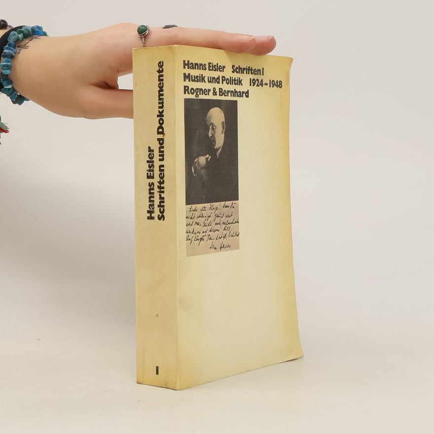 Hanns Eisler Schriften 1