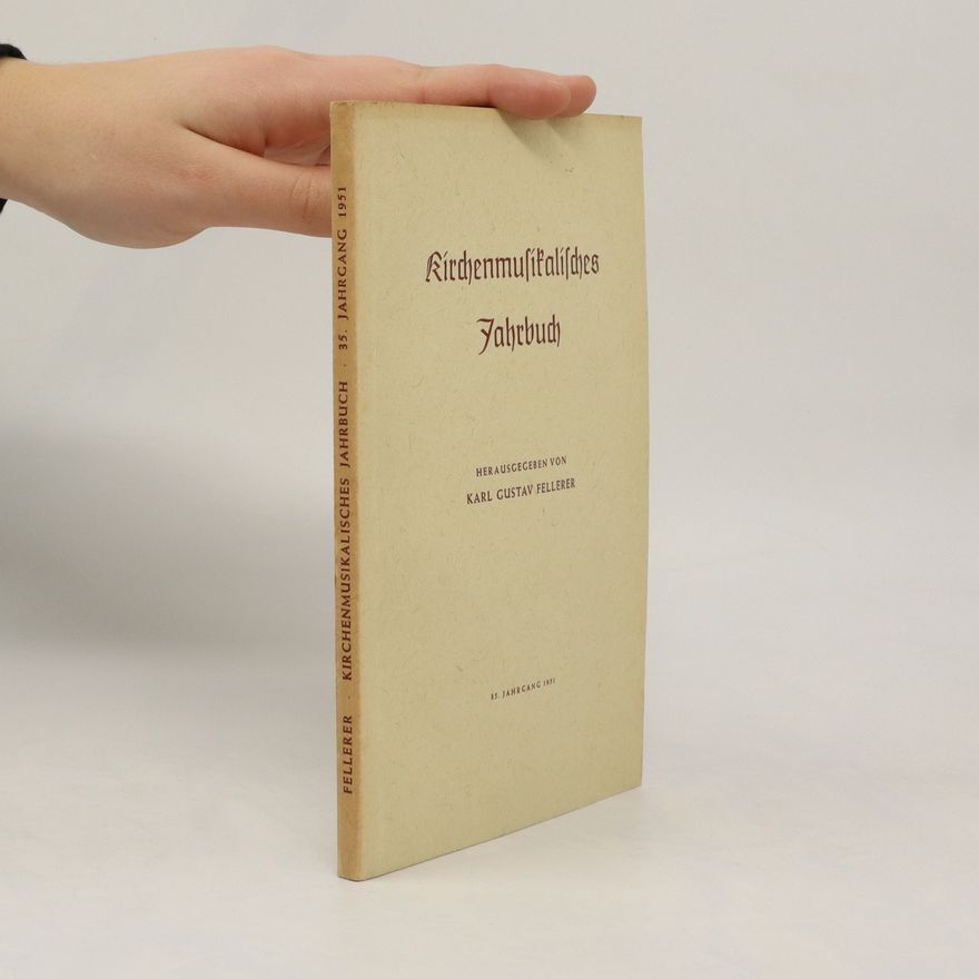Karl Gustav Fellerer Kirchenmusikalisches Jahrbuch 1951