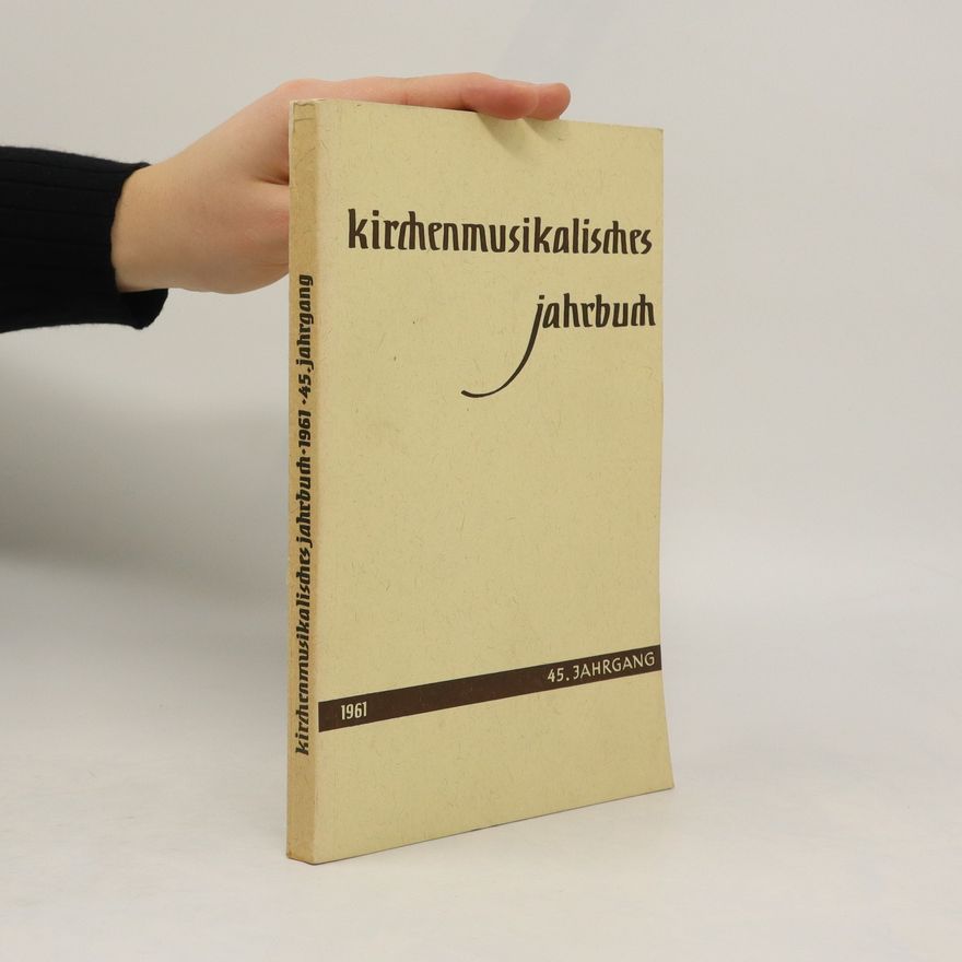 Karl Gustav Fellerer Kirchenmusikalisches Jahrbuch 1961
