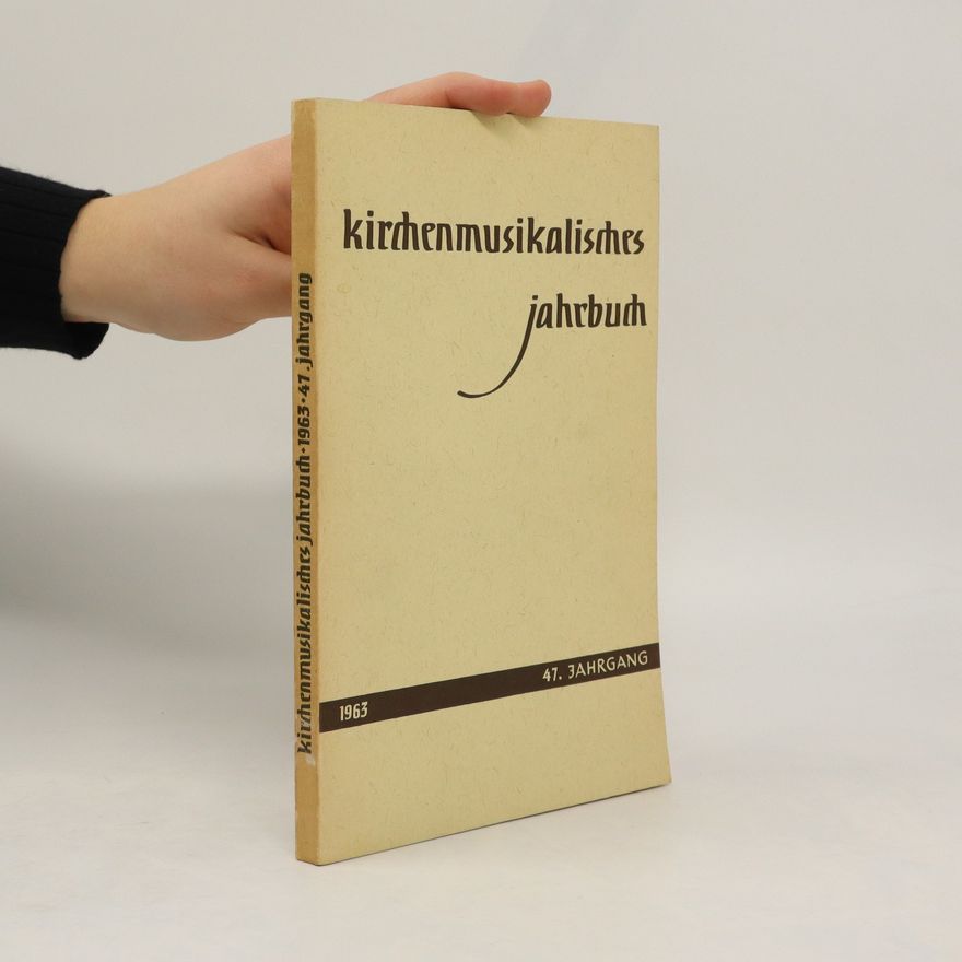 Collectif d'auteurs Kirchenmusikalisches jahrbuch 1963