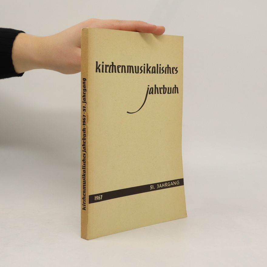 Karl Gustav Fellerer Kirchenmusikalisches Jahrbuch 1967 (51. Jahrgang)