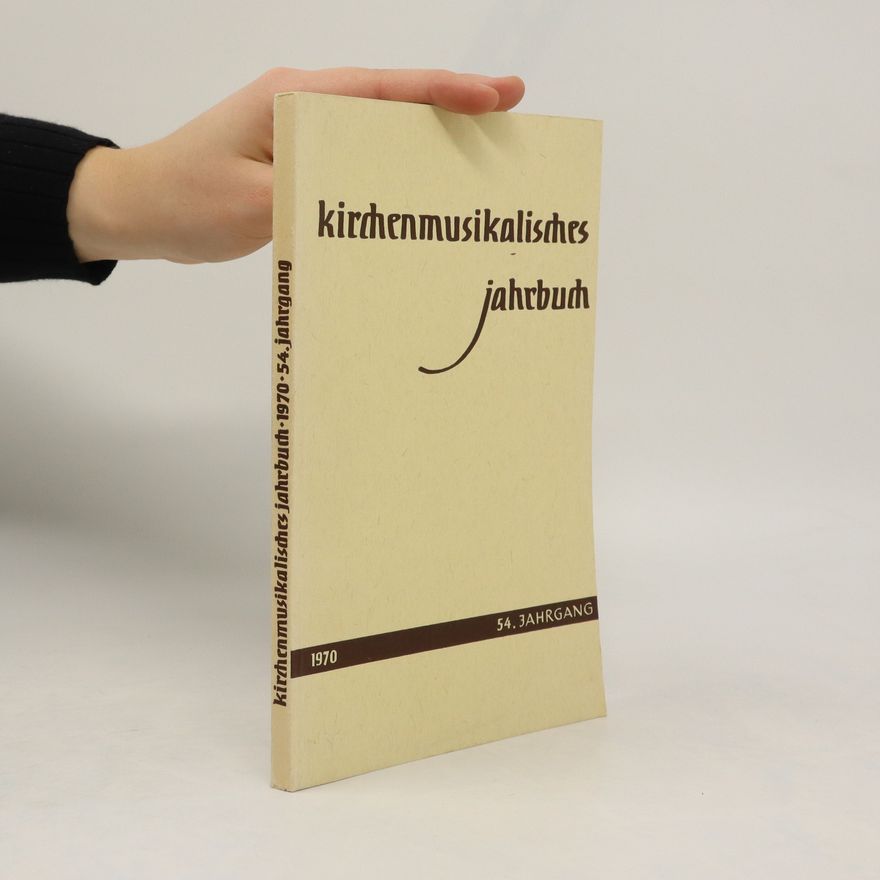Various authors Kirchenmusikalisches jahrbuch 1970