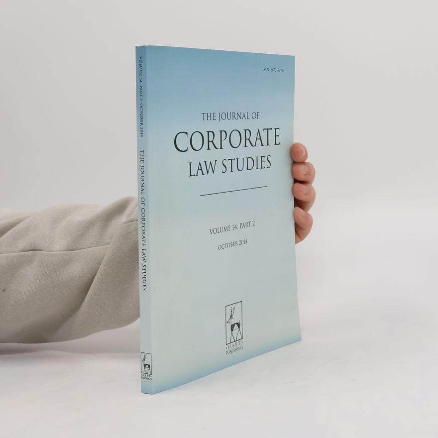 Kolektív autorov The Journal of Corporate Law Studies 10/2014