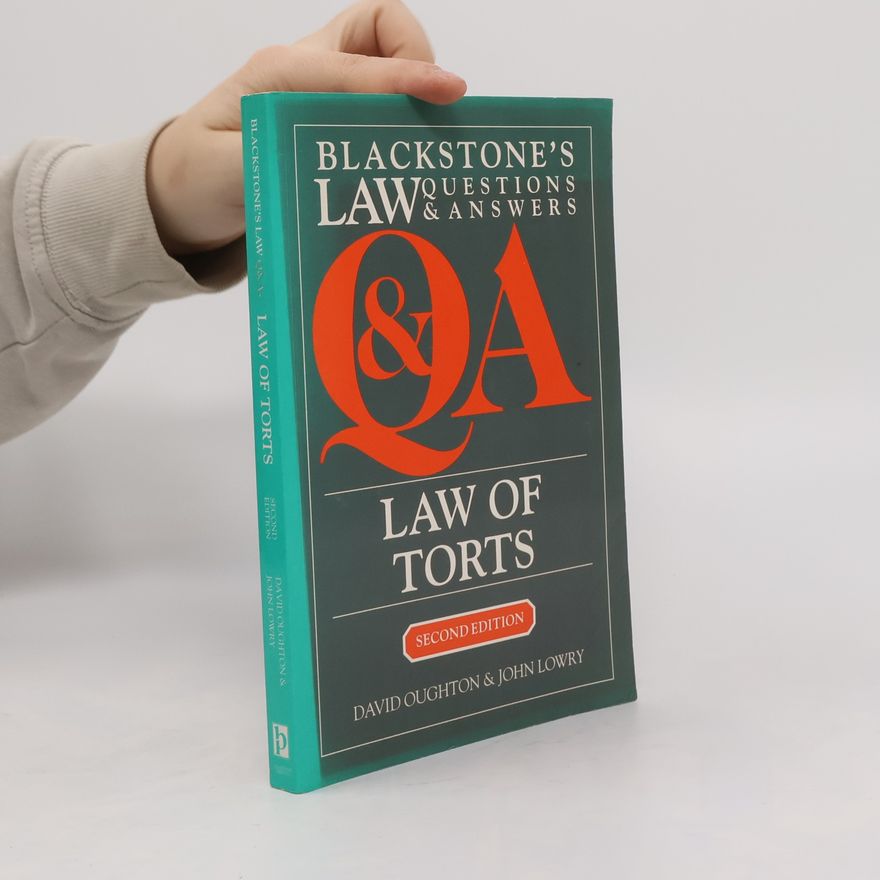 David Oughton Law of Torts