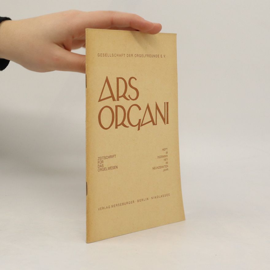 Autorenkollektiv Ars Organi 39. 12/1971