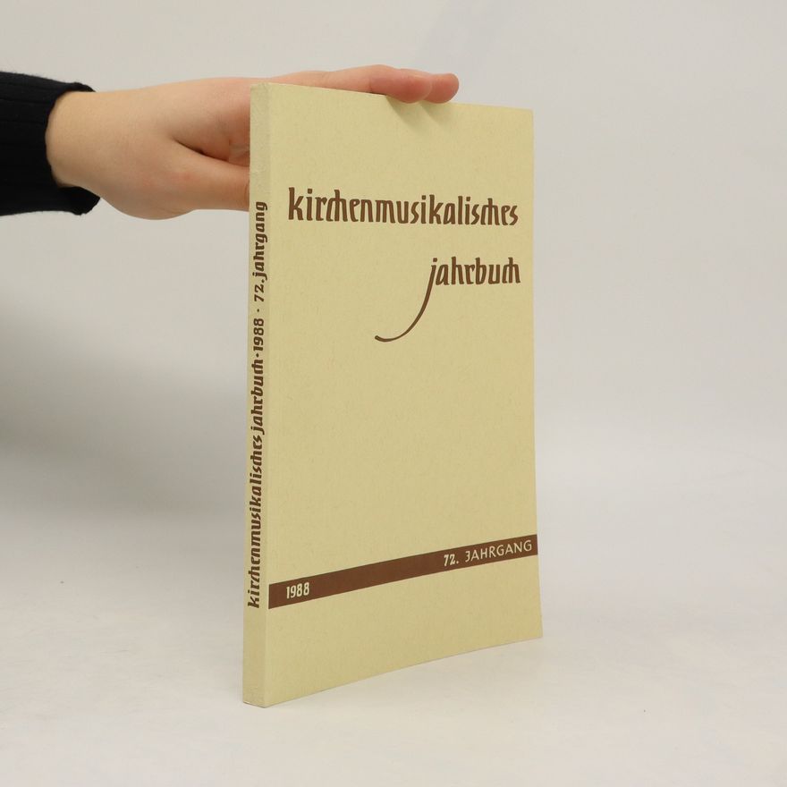 Collectif d'auteurs Kirchenmusikalisches Jahrbuch 1988
