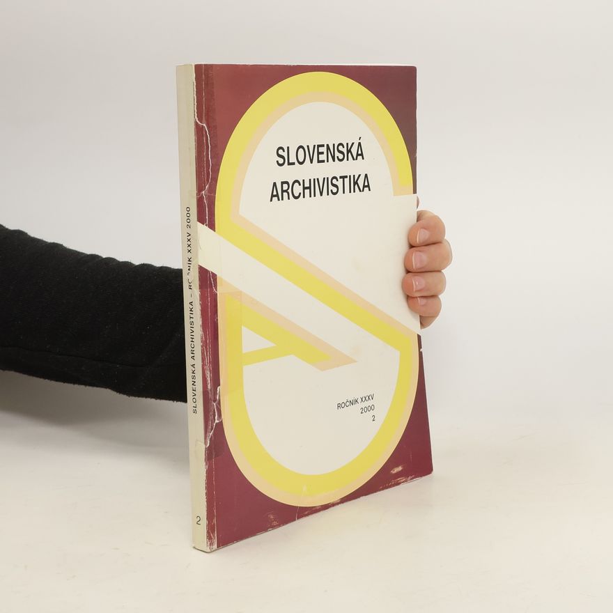 Collectif d'auteurs Slovenská archivistika 2/2000