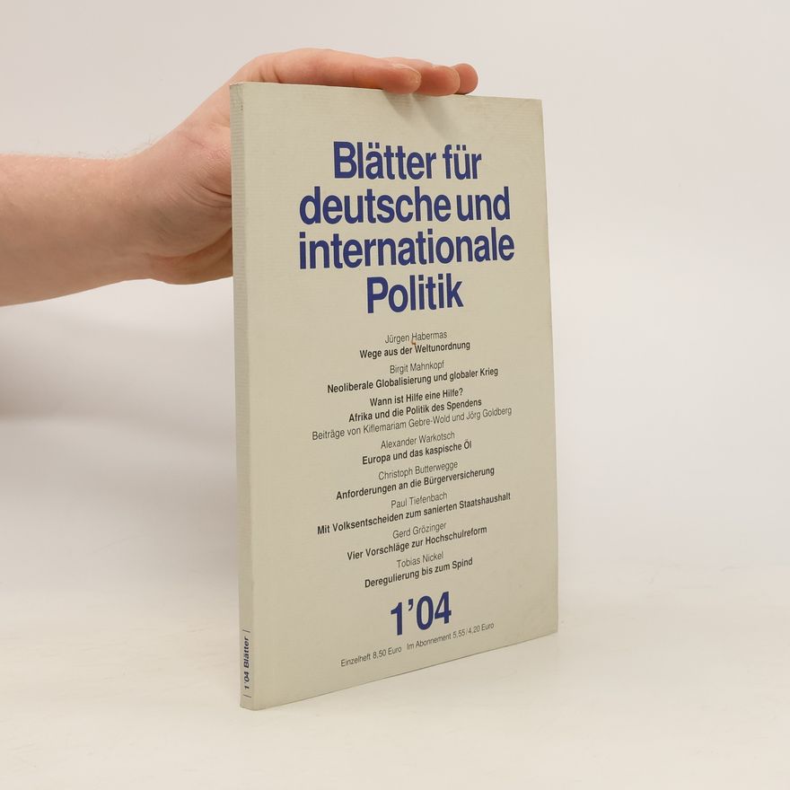 Autorenkollektiv Blätter für deutsche und internationale Politik